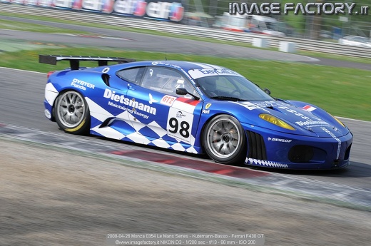 2008-04-26 Monza 0354 Le Mans Series - Kutemann-Basso - Ferrari F430 GT